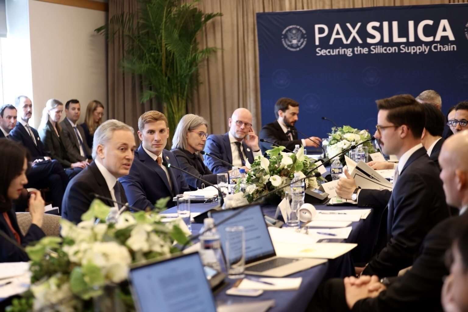 Le sommet Pax Silica à Washington (photo, Département d'Etat USA)