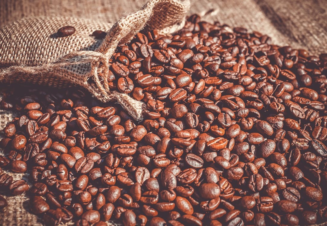 Grains de café, illustration pexels