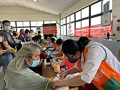 Dépistage gratuit de l'hépatite, organisé régulièrement dans différentes villes (photo CNA)