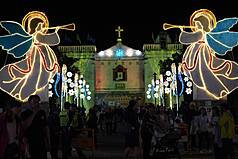 L'église catholique de Wanjin allume ses lumières de Noël le 13 décembre (photo, CNA)