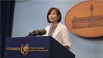  Karen Kuo (郭雅慧), porte-parole du Palais présidentiel (Photo CNA)