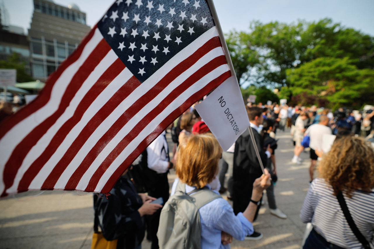Manifestation étudiante à l'Université d'Harvard suite en réaction à la politique du président Donald Trump (Image : Reuters)