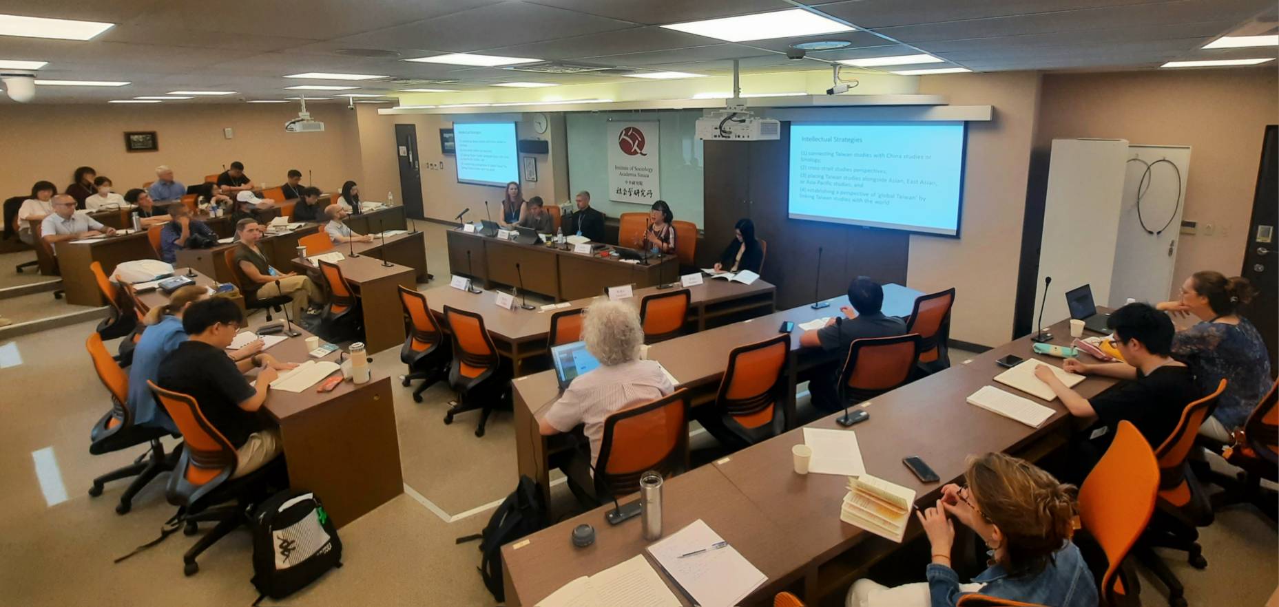 Panel sur les études taïwanaises en Europe, au World congress of Taiwan Studies (photo Rti)