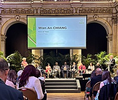 Le maire de Taipei Chiang Wan-an était le seul maire d'une ville asiatique présent au Sommet des maires engagés pour le climat à Paris (photo : CNA)
