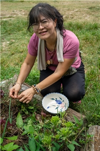 Elsa Feng, à l'origine du mouvement "le jardin terrestre" 地球花園 (photo : Sasa)