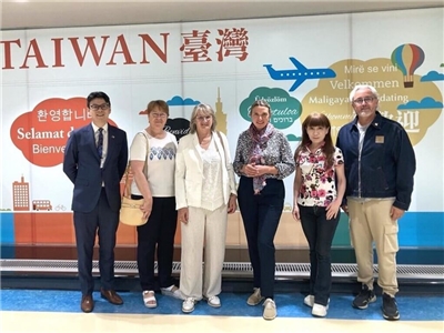 Une délégation de l'Assemblée nationale arrive à Taïwan (photo MOFA)