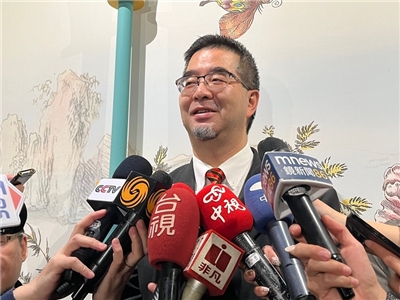 Le directeur exécutif de la Fondation Ma Ying-jeou, Hsiao Hsu-tsen  (photo CNA)