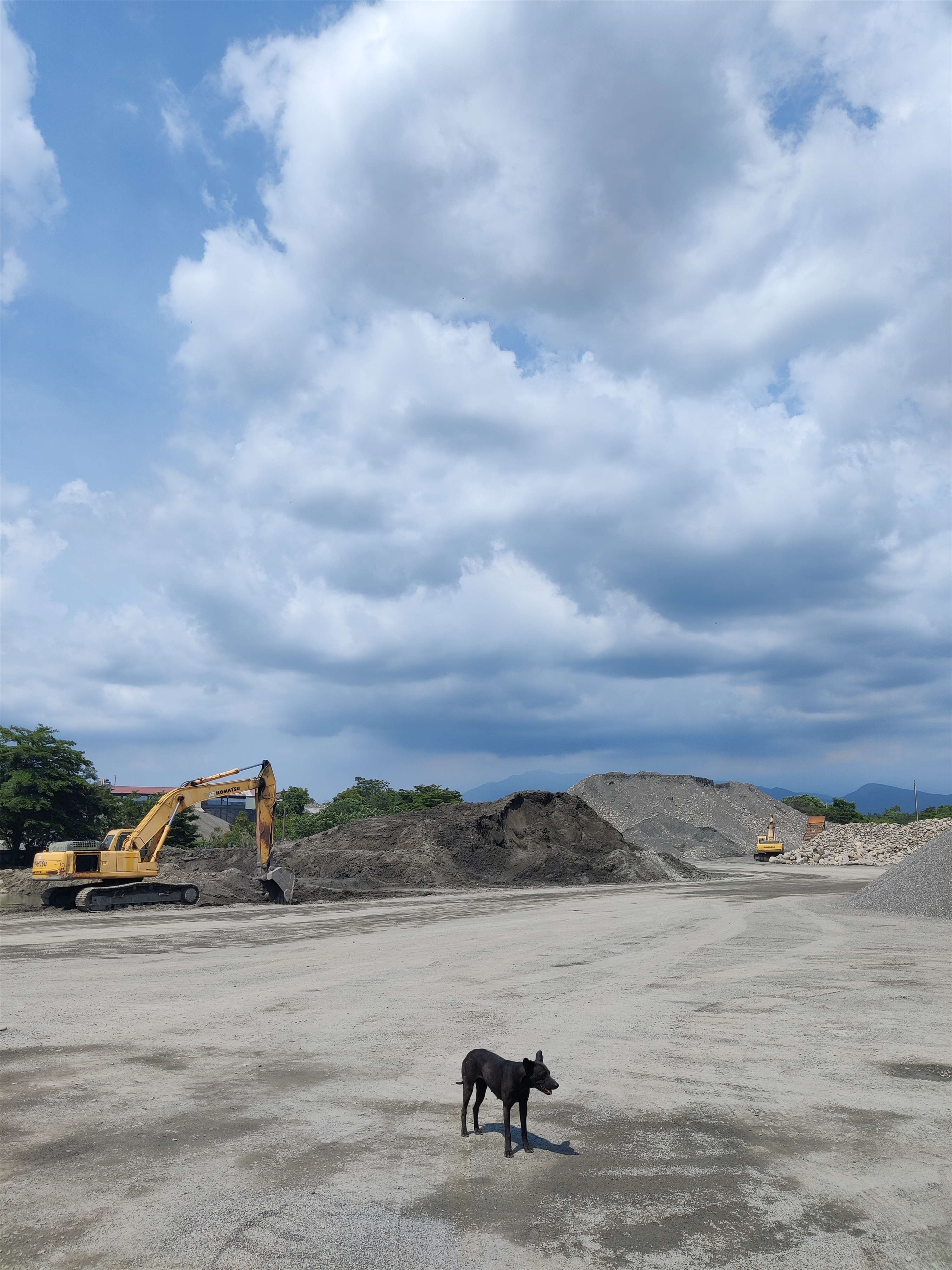 Carrière de sable à Taïwan (photo : Grégoire Ramé)