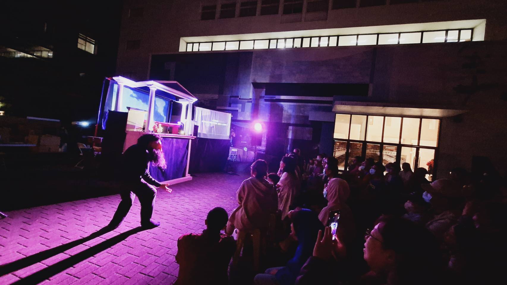 Spectacle de marionnettes taïwanaises de Jean-Luc Penso (photo Guillaume Chiang, aimable crédit)