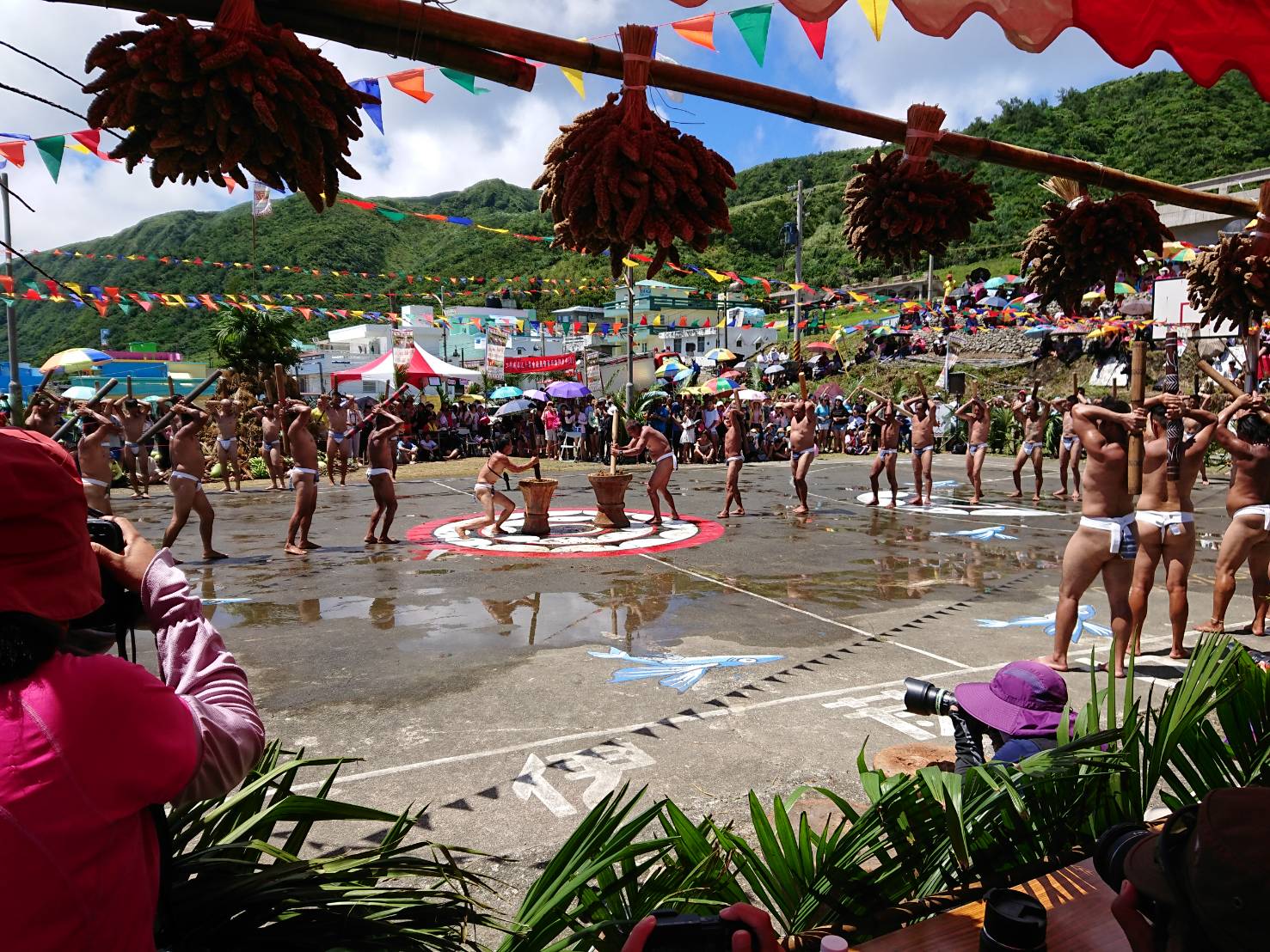 La cérémonie de récolte du millet noir (Photo FB du bureau du tourisme de Taitung- 台東就醬玩 Amazing Taitung-台東縣交觀處)