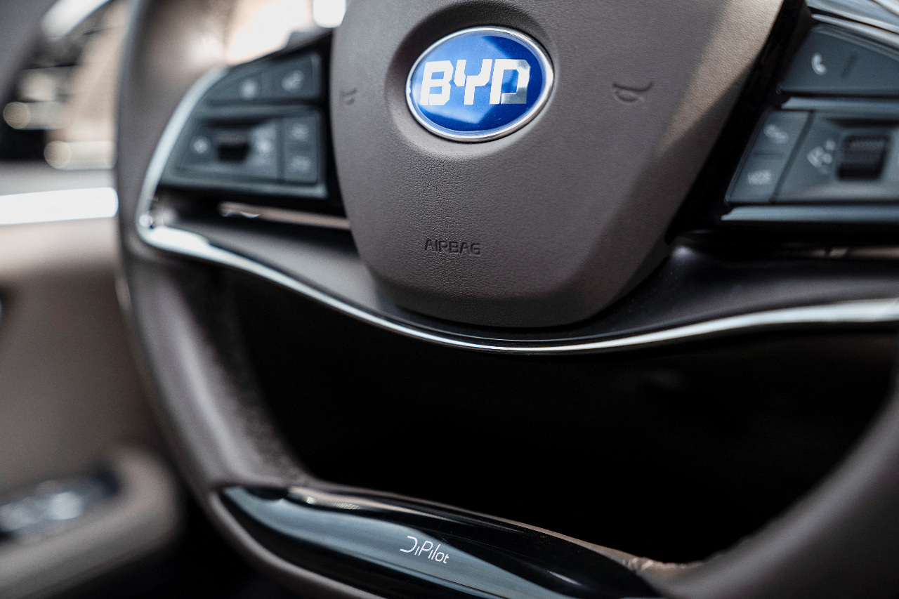 Véhicule de la marque chinoise BYD (photo : Reuters)