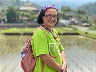 Dongi Kacaw, passionnée par les légumes sauvages utilisés dans la cuisine Amis et le processus de fermentation alcoolique des autochtones (photo fournie par Dongi Kacaw)
