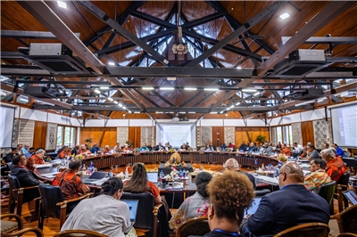 Réunion des ministres des Affaires Etrangères du Forum des Iles du Pacifique à Suva aux Fidji en août 2025 (source compte X Pacific Islands Forum)