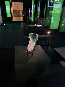 Le chou en jadéite du musée national du Palais exposé au Musée national de la République tchèque (Photo : Musée national du Palais)