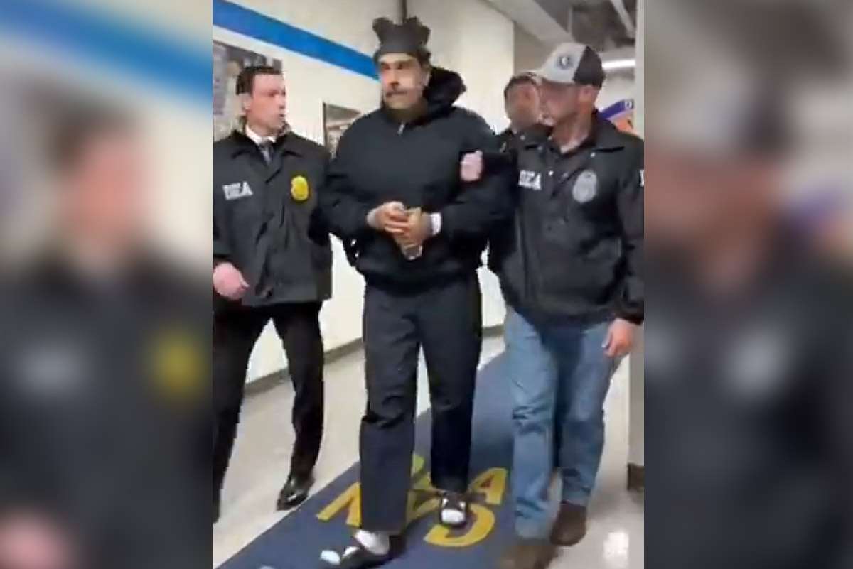 La Maison blanche publie l'image de détention de Nicolas Maduro (Photo X@RapidResponse47)