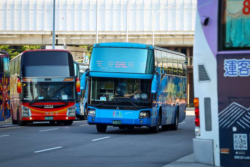 Autobus à la gare routière de Banqiao, dans le Nouveau Taipei (photo CNA) 