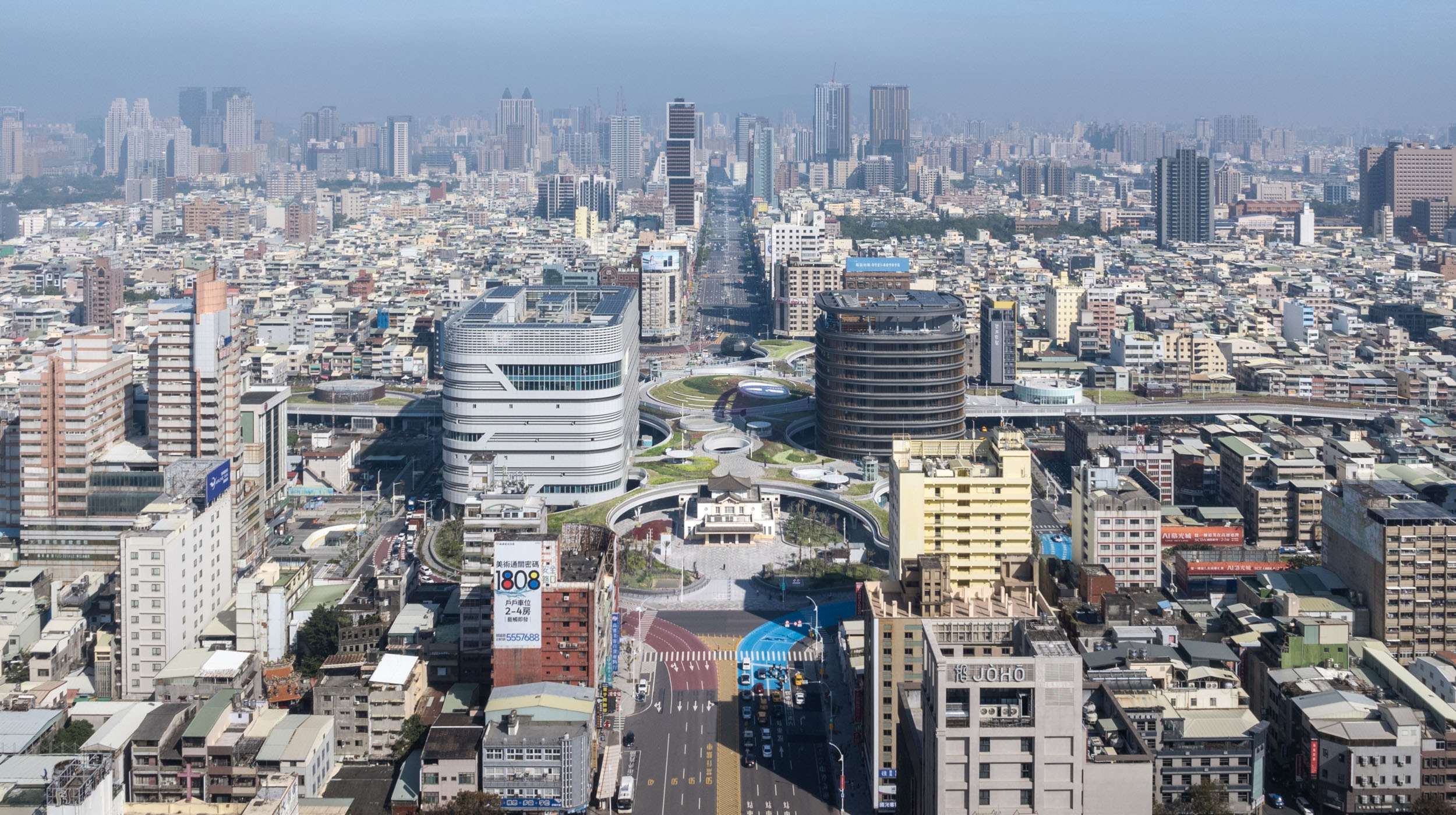 Gare centrale de Kaohsiung - image Mecanoo