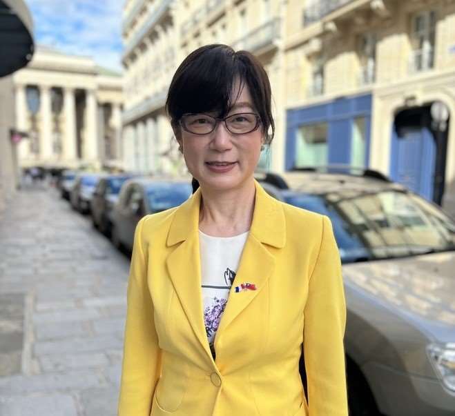 La représentante taïwanaise en France, Clémentine Hao Pei-chih (郝培芝) (archive CNA)