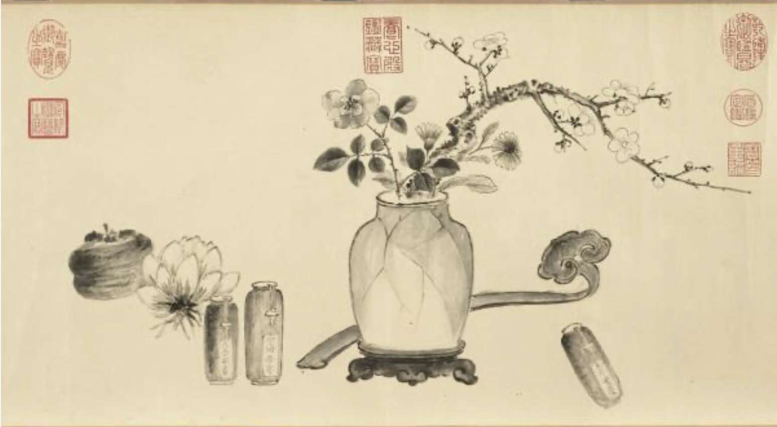 Image 1-1: Calligraphie et Peinture pour le Nouvel An (source MNP)