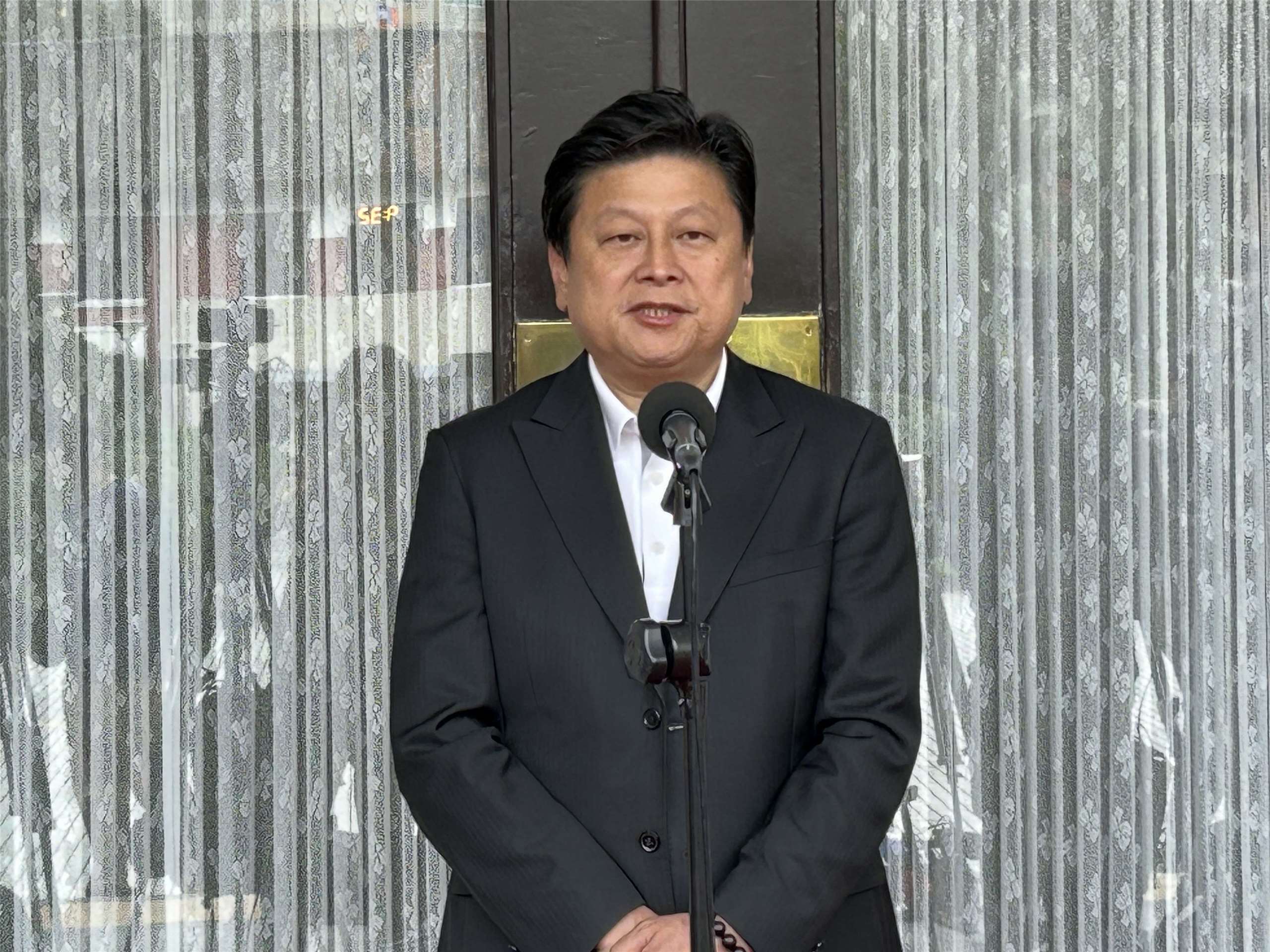 Le député Fu Kun-chi (傅崐萁), chef de file du groupe parlementaire du KMT (photo Rti)