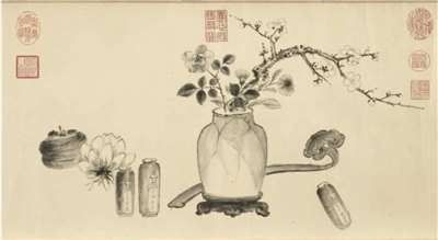 Image 1-1: Calligraphie et Peinture pour le Nouvel An (source MNP)