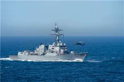 Le destroyer américain USS John Finn (photo Facebook)