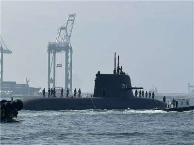 Le sous-marin Haikun effectue son 7e test en mer (photo CNA)