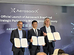 L'entreprise taïwanaise de drones AerosoarX signe une coopération avec les Américains Rajant et SiMa.ai (Image : CNA)