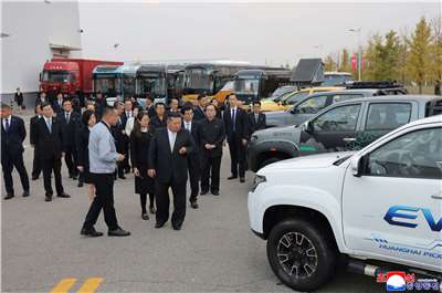 Visite surprise de Kim Jong-un en Chine (ville de Dandong) le 24 octobre 2026 (Image : AFP)