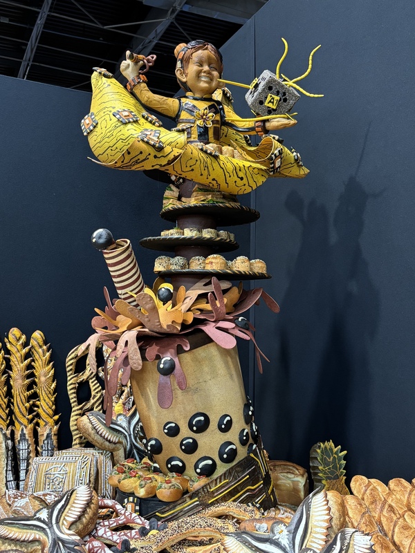 Oeuvre présentée pour le championnat du monde de boulangerie par l'équipe taïwanaise dans la catégorie artistique (photo CNA)