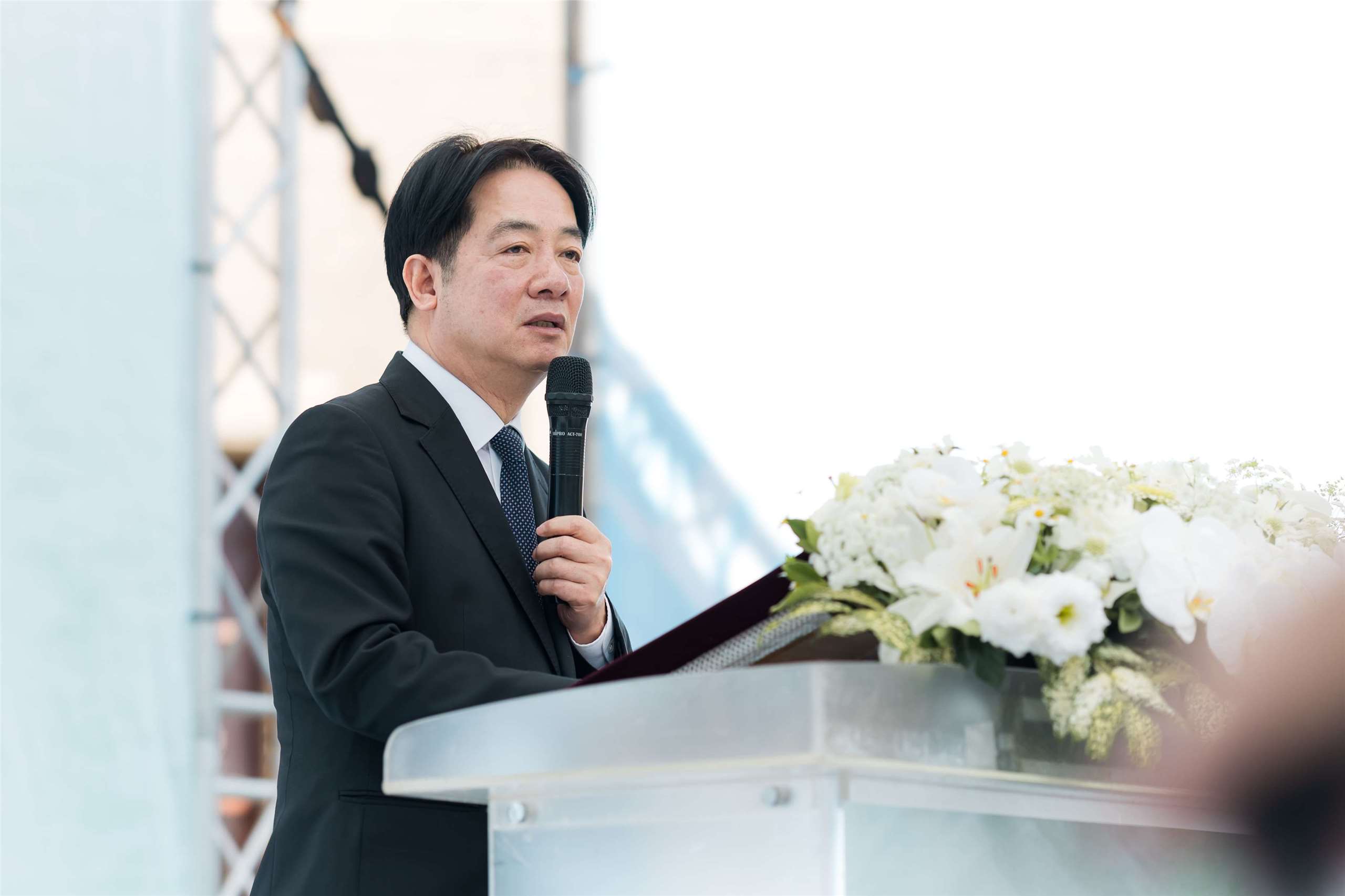 Lai Ching-te a prononcé un discours aux commémorations gouvernementales du 79e anniversaire de l'incident du 28 février 1947. (Photo Palais présidentiel)