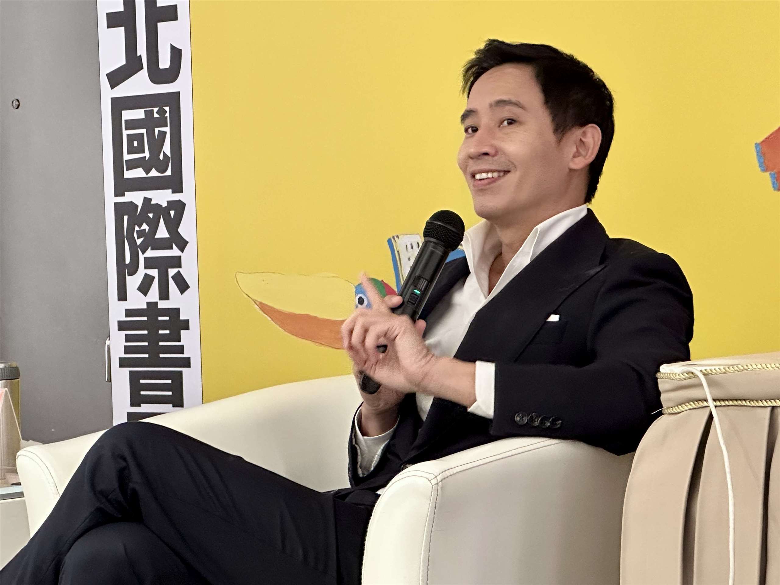 Pita Limjaroenrat, le « presque Premier ministre » de Thaïlande, en visite à Taïwan (Image : Lisa Duffaud)