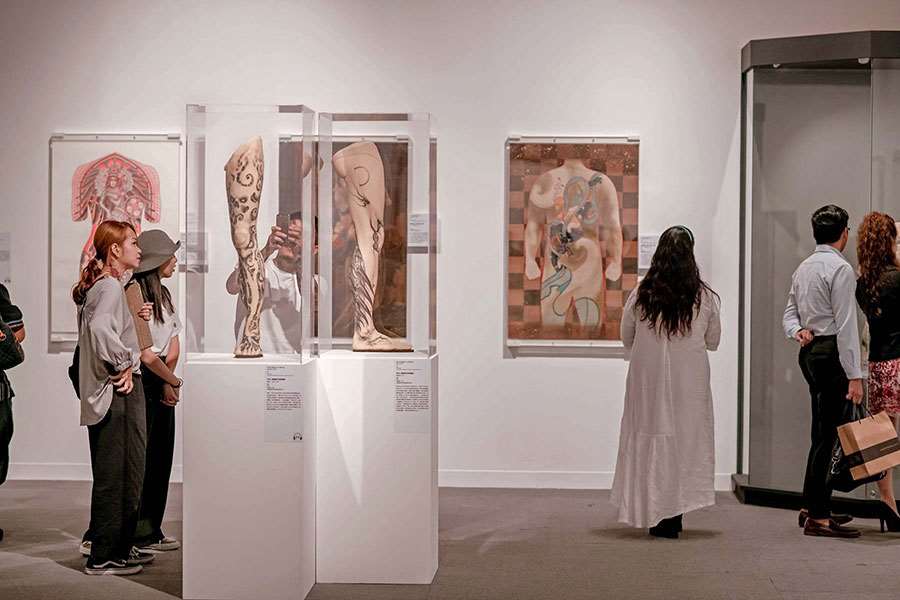 Une exposition sur la culture de tatouage à Kaohsiung (Photo CNA)