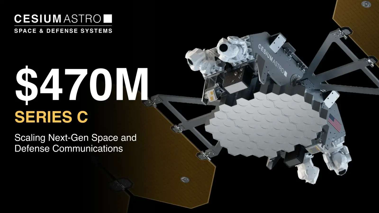 Annonce de CesiumAstro pour sa levée de fonds en série C (photo CesiumAstro)