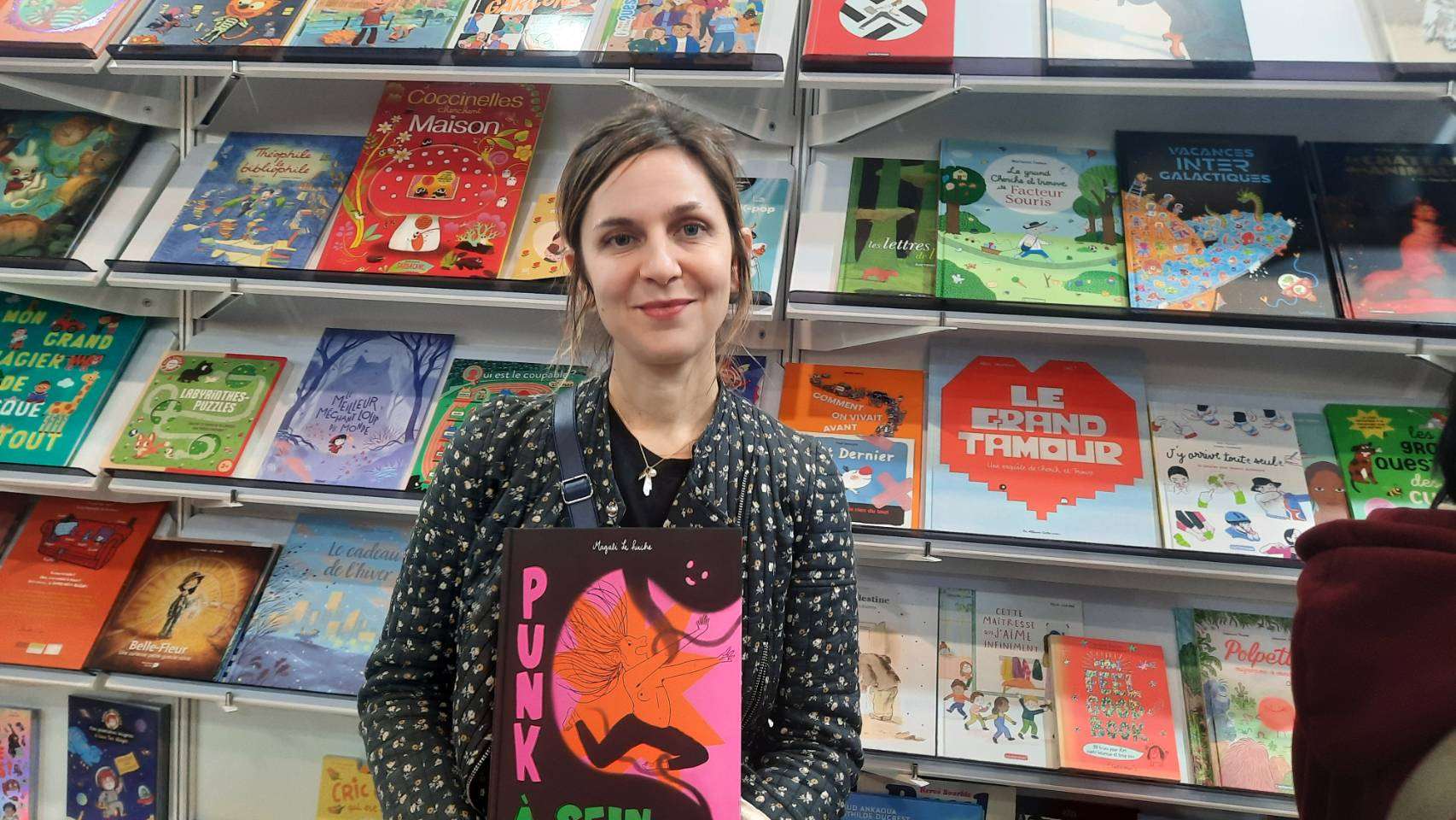 Magali Le Huche au Salon international du livre de Taipei (photo Rti)