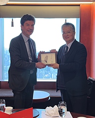 Le président de l’INALCO en visite à Taïwan (photo CNA)