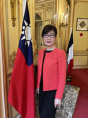 La représentante de Taïwan en France, Hau Pei-chih (photo : CNA)