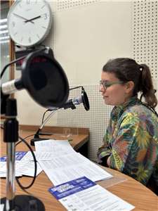 Louise Crayssac,  attachée de coopération pour le français, le livre et le sport du BFT (photo Rti)