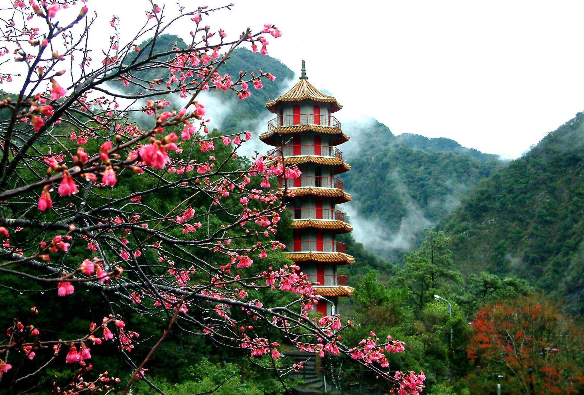 Illustration d'une pagode