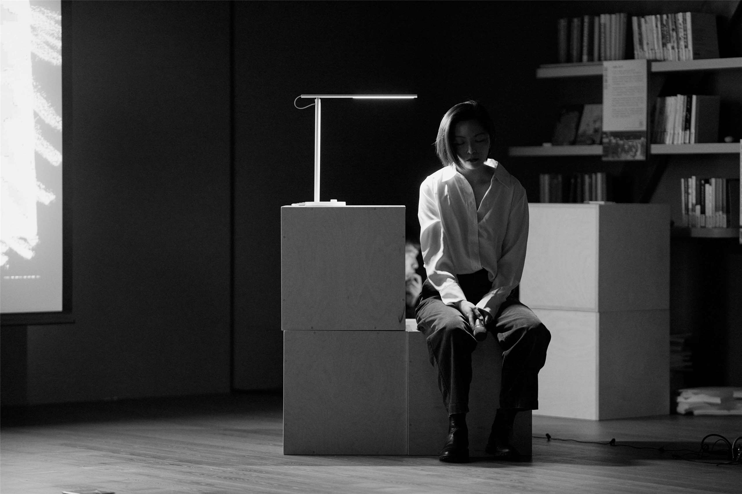 Peace Wong lors d'une performance (Courtesy of the artist)