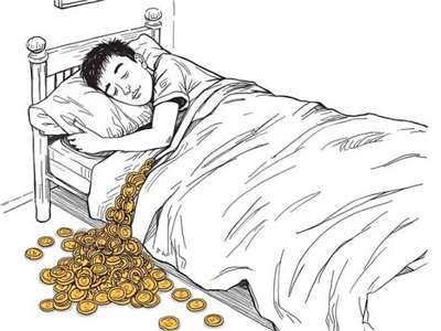 15 chaînes d'argent causant la perte d'un homme (légende chinoise, illustration IA)