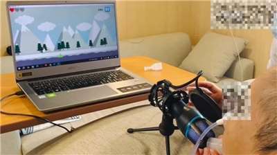 Rééducation à la réalimentation par le jeu interactif d'IA (photo CNA via l'hôpital Weigong)