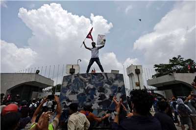 Manifestations au Népal en septembre 2025 (Image : Reuters)