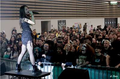 Tracy sur la scène de la Japan Touch à Lyon (photo Christian Doldi)