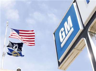 Enseigne de General Motors (photo AFP)