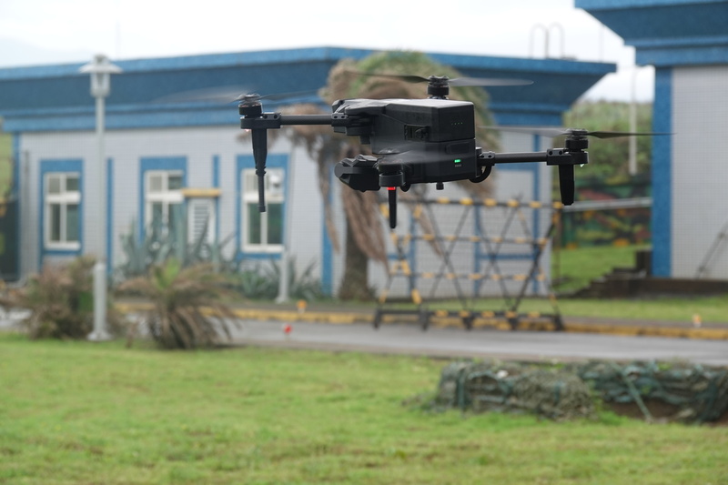 Drone taïwanais utilisé par l'armée de l'air (photo : CNA)