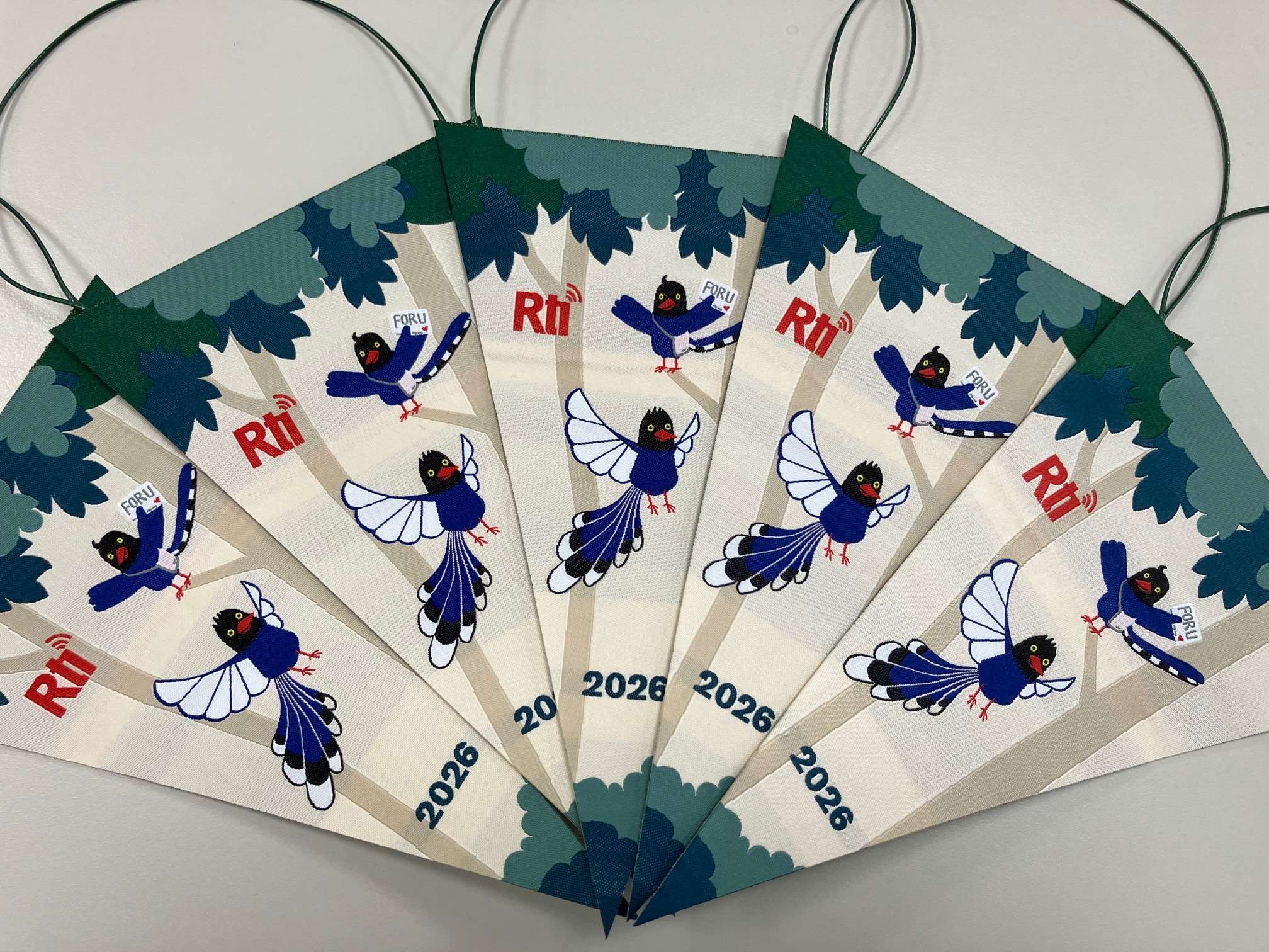 Le nouveau fanion de RTI