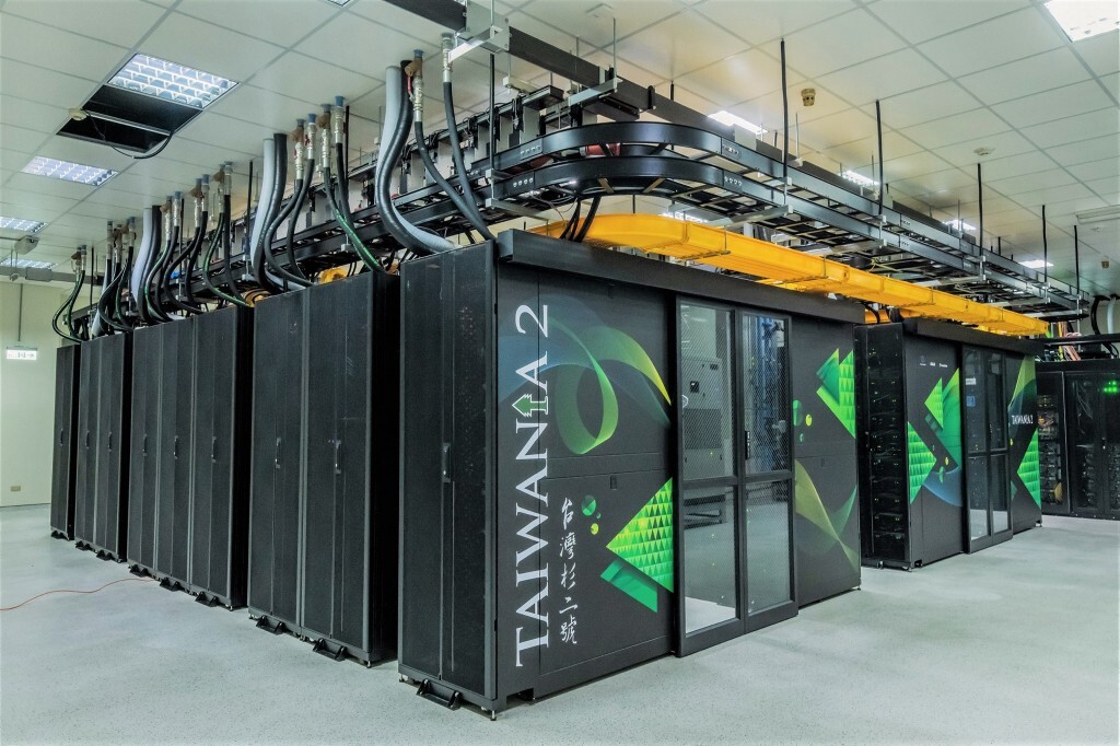 Superordinateur Taiwania 2 (illustration fournie par le centre national informatique de haute performance)
