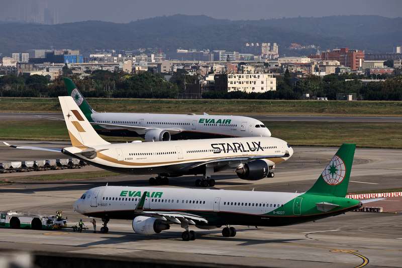 Avions de compagnies taïwanaises (photo CNA)
