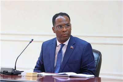 L'Ambassadeur haïtien Roudy Stanley Penn à Taipei, lors d'une rencontre avec la presse le 22 avril (photo Rti)
